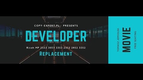 DEVELOPER Initialization RICOH MP 2553 3053 3353 2352 2852 3352 error code sc TD sensor