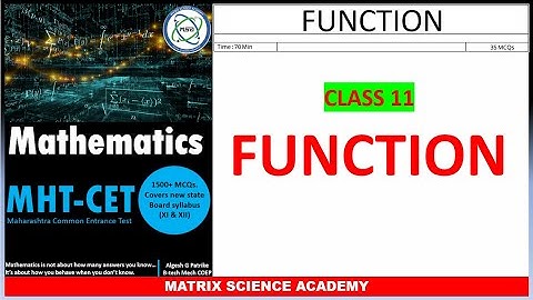 13 FUNCTION MCQ SOLVING SESSION l MATHEMATICS MCQ BOOK SOL l ALGESH SIR l MSA