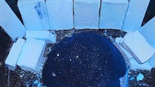 ASMR 💫 Blue, Soft & Crunchy 💙 The Satisfying Chalk Experience #asmr  screenshot 4