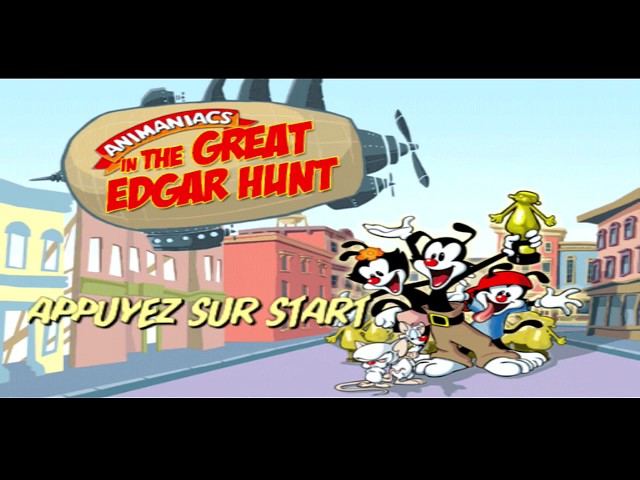 Jeu PS2 Animaniacs The Great Edgar Hunt - Version Promo NFR, Bon état