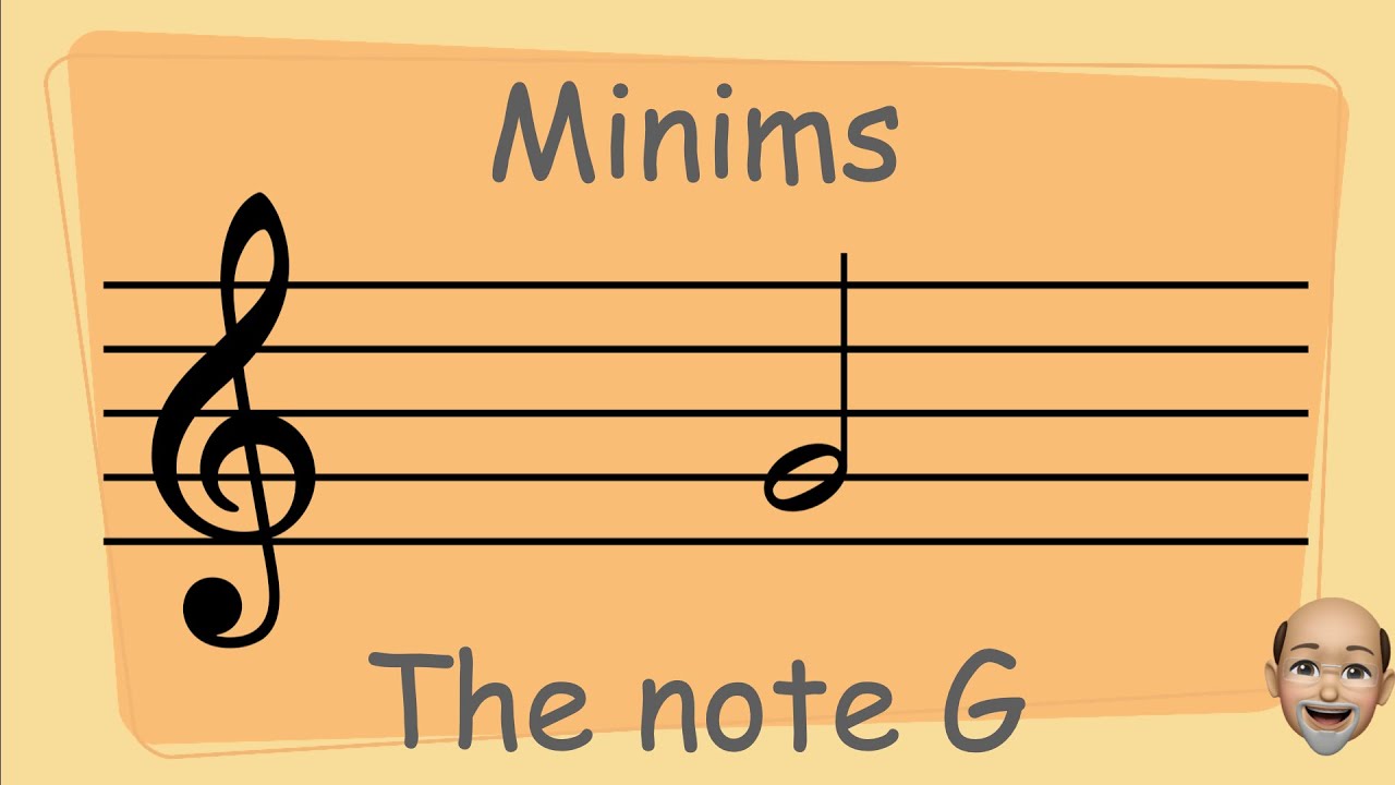 Minims The note G - YouTube
