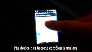 SONY xperia mini ST15i - BUG: constantly triggering the back key