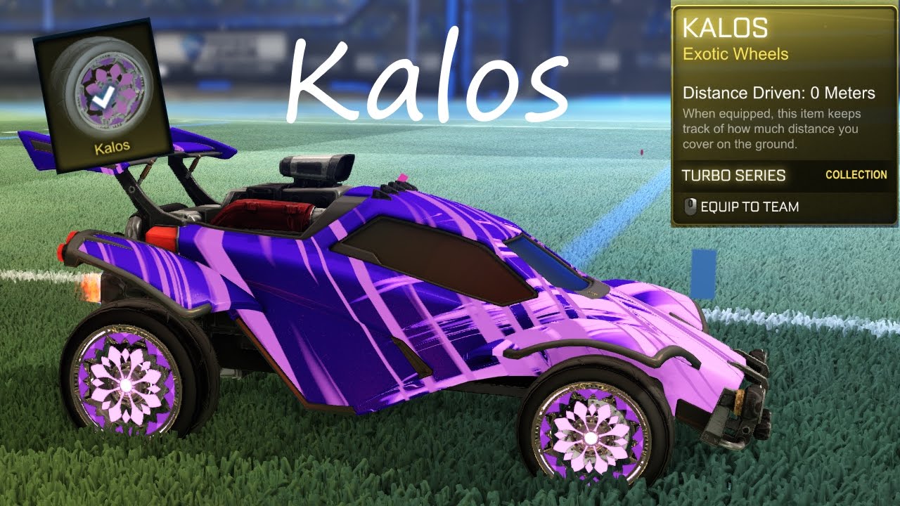 Rocket League Kalos Exotic Wheel Showcase Turbo Crate YouTube