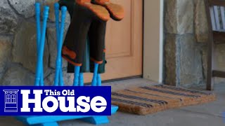 How To Build A Boot Stand - This Old House