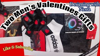 Two Popular Men's Valentines Day gifts using name brand items .