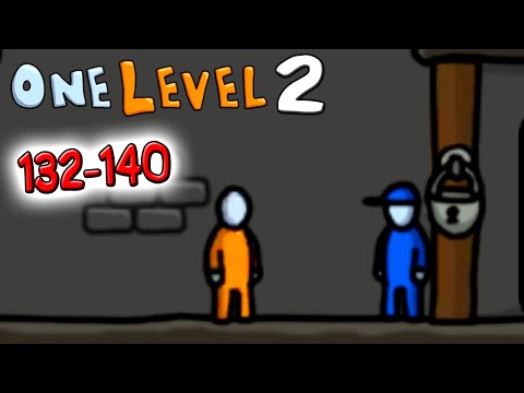 ONE LEVEL 2 часть УРОВЕНЬ 132-140 прохождение игры ЛОГИЧЕСКОЙ ГОЛОВОЛОМКИ Оне Левел Walkthrough