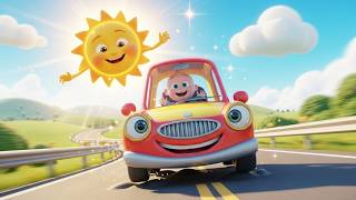 Vroom Vroom Car on a Sunny Day 🚗☀️💨 | Fun Car Song for Kids | Baby & Preschool Learning Video screenshot 4