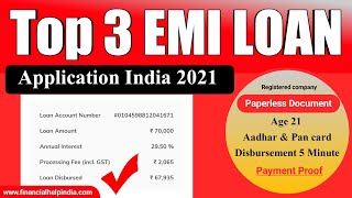 Top 3 New EMI LOAN Application 2021 screenshot 5