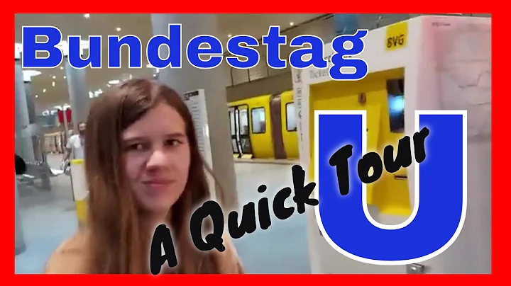 U Bahnhof Bundestag.  U5 Berlin Metro Underground train station.   A Quick Tour.
