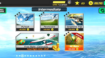 Flight Pilot Simulator 3D gameplay I Flight Pilot Simulator 3D I levels - 1 -3 I iOS, Android Game ✈