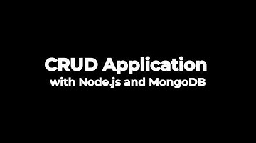 CRUD Application with Node.js and MongoDB