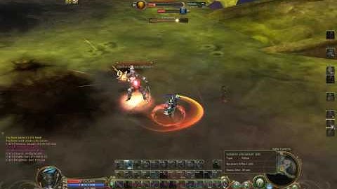 Aion Gladiator 4k DP skill Wrathful Wave I