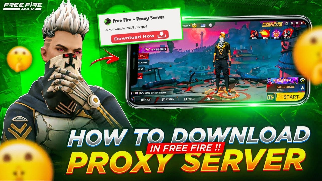 How To Download New Diwali Special Proxy Server In Free Fire 100 Free ...
