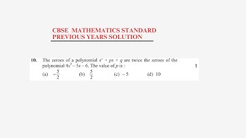The zeros of a polynomial x^2+px+q are twice the zeros of the polynomial 4x^2-5x-6, The value of p