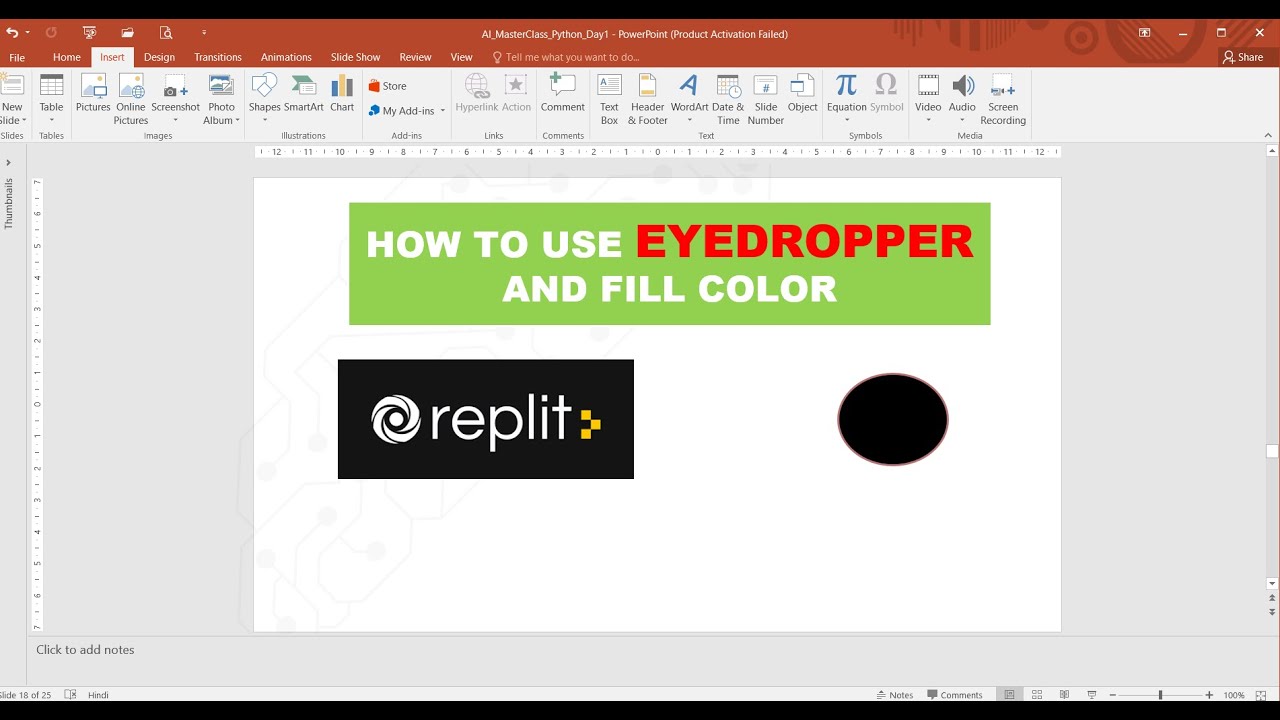 HOW TO USE EYEDROPPER IN MS POWER POINT II EYEDROPPER KA USE KARNA HOW TO USE EYEDROPPER IN MS POWER POINT II EYEDROPPER KA USE KARNA