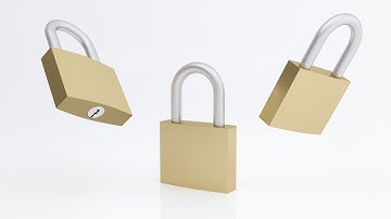 3DS Max Speedmodeling | Padlock