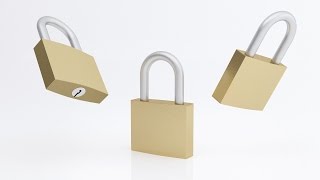 3DS Max Speedmodeling | Padlock