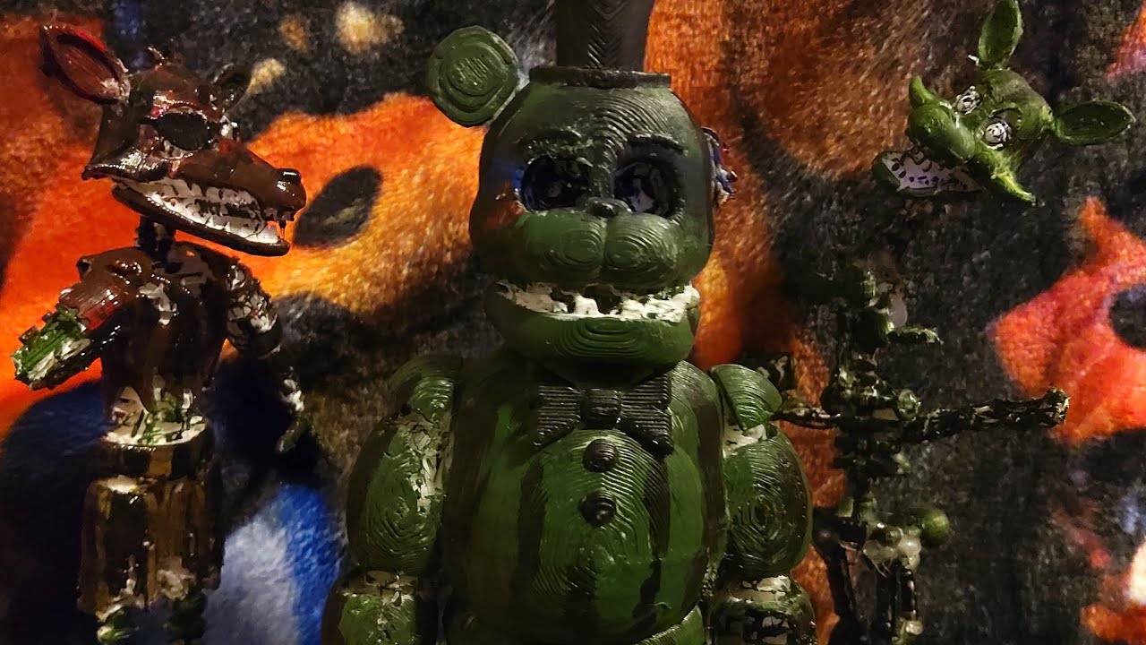 Fnaf 3 the phantoms custom 3d printed figures review youtube
