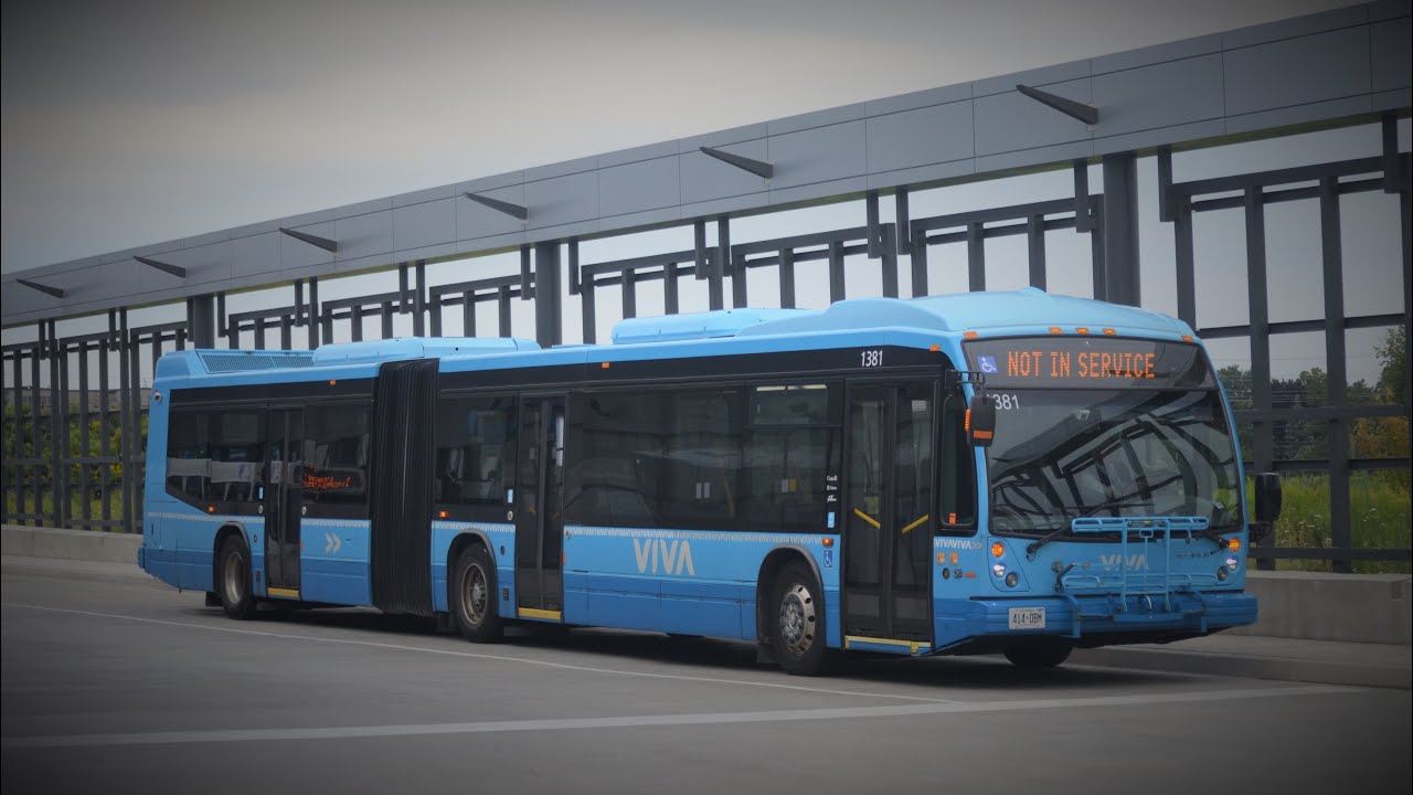 VIVA 2013 Nova Bus LFS Artic # 1381 | VIVA Purple Westbound Bus