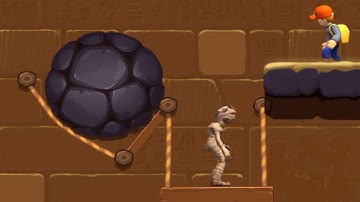Temple Escape - Rope Puzzle - All Levels