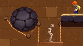 Temple Escape - Rope Puzzle - All Levels screenshot 1