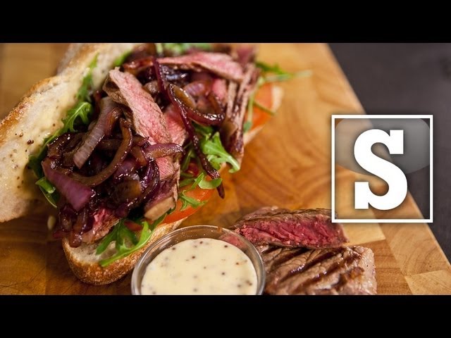 STEAK SANDWICH RECIPE ft Mr Weebl - SORTED | Sorted Food