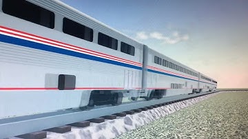 ALL ABOARD AMTRAK MUSIC VIDEO BUT RO SCALE SANDBOX GAME