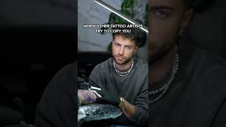 When Other Artists Try Copying Your Tattoos… smh. #tattooartist #shorts