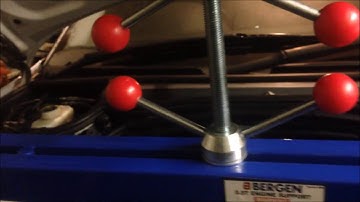 BMW E46: Engine Support Bar - installed position on this car