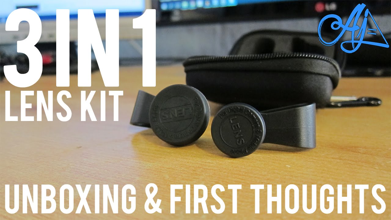 3 in 1 Lens Kit Unboxing - From Apexel