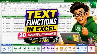 Excel Text Functions: 20 Essential Functions You Need to Know!