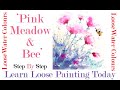 Simple floral watercolour step by step tutorial