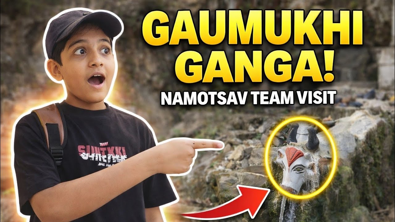 Namotsav Team visits the Gaumukhi Ganga! #Tapi#nekinuniquevlog #namotsav#trip