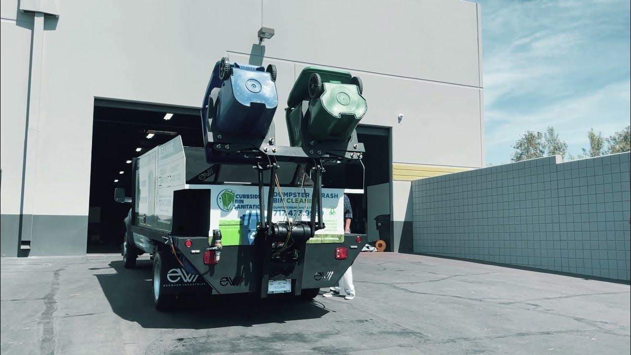 Eco Wash Industries EWI Trash Bin Cleaning Trucks for Sale!! New