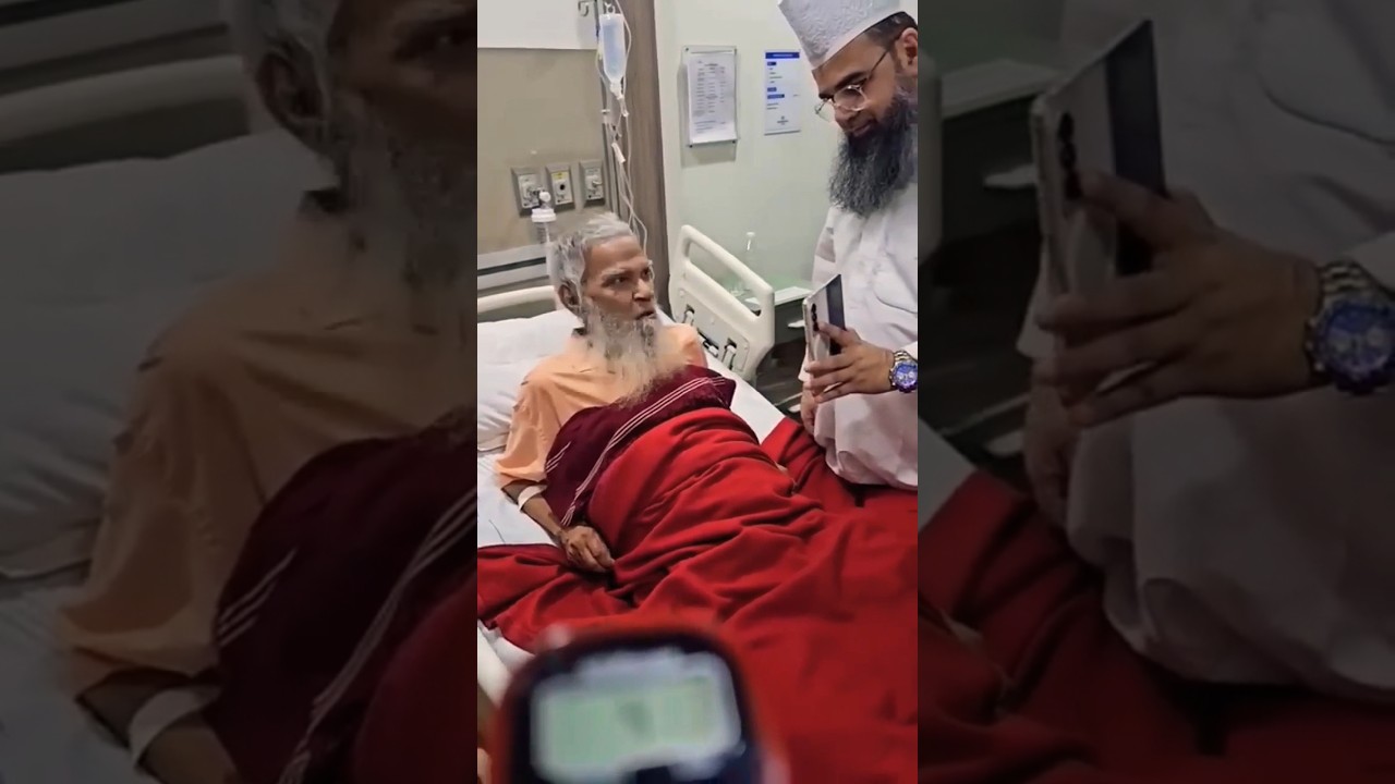 Huzur Gaziye Millat In Hospital With Noorani Miya | Hashmi Miya | Ghazi e Millat 