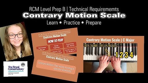 Contrary Motion Scale | RCM Prep B Technical Requirements |Piano Tutorial|Learn • Practice • Prepare