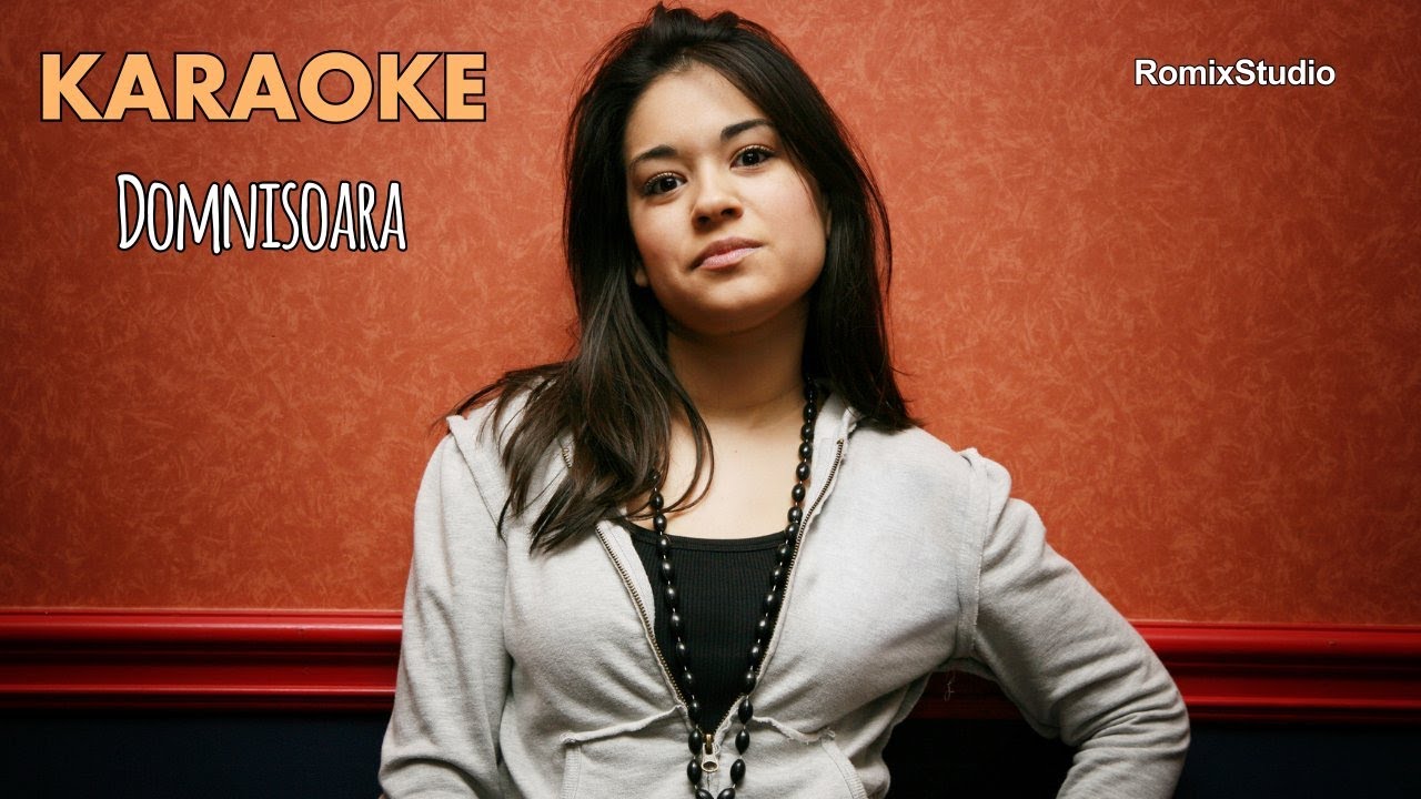 Karaoke🎤 Domnisoara 🎶 Negativ cu Versuri