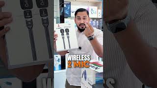 🔥 C&amp;C Dual Wireless Mic | 2TX 1RX Interview Mic Setup #oman #microphone #shorts