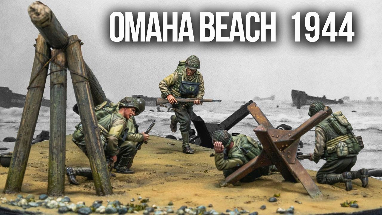 D-Day Omaha Beach ミリタリー　ジオラマ BUILDING a D-DAY Diorama - Omaha Beach 1/35 WW2 - YouTube