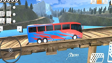 Modern Bus Drive Parking 3D #2 - Android Gameplay