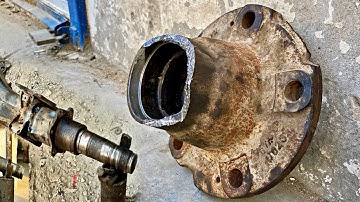 Restored Beast – Broken Truck Hub & Rear Axle Fully Rebuilt & Revived from Scrap by Skilled Mechanic