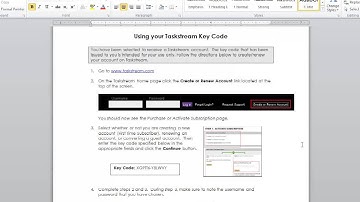 Task Stream Tutorial