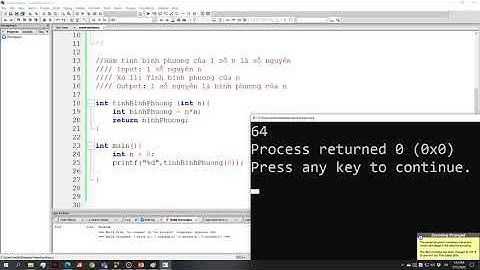 Hàm (function) trong C