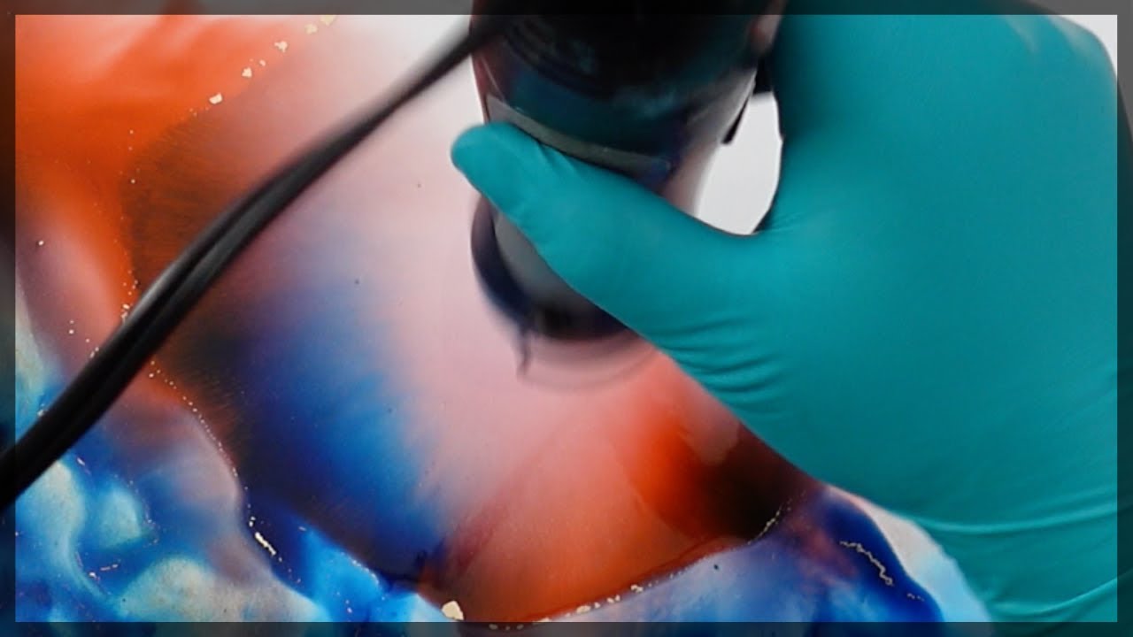 Easy Abstract Art | Relaxing Alcohol Ink Demo - Soft Blends - YouTube