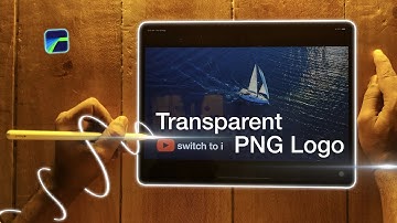 How to Create Transparent YouTube Channel PNG logo on lumafusion - Keynote - iPad - iPhone