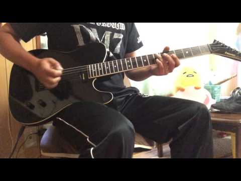 COMPLEX　恋をとめないで(with エンディングソロ)　TAKE2　ギター　弾いてみた　布袋LIVE風　HOTEI(GUITAR COVER)