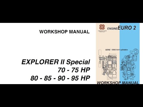 Same Explorer II Special 70 75 80 85 90 95  - Workshop Manual