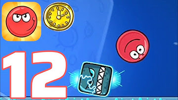 Red Ball 4 - Gameplay Walkthrough Part 12 - Gold Clock: Battle For The Moon Levels: 46-53 (Android)