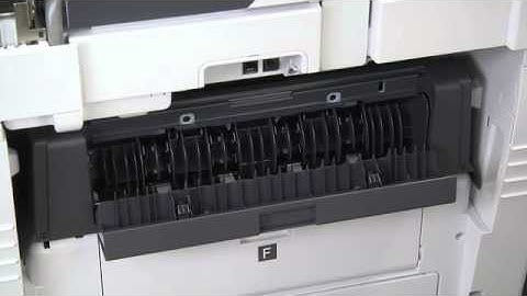 [MC800 series] How to remove jammed paper from Exit Paper Path? (4)