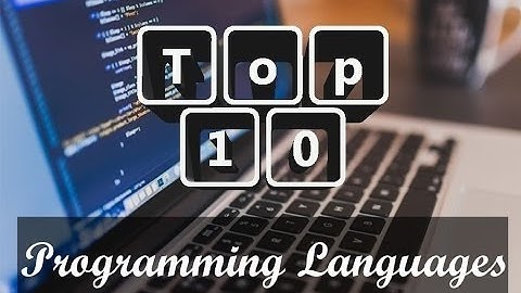 Top 10 programming languages 2017